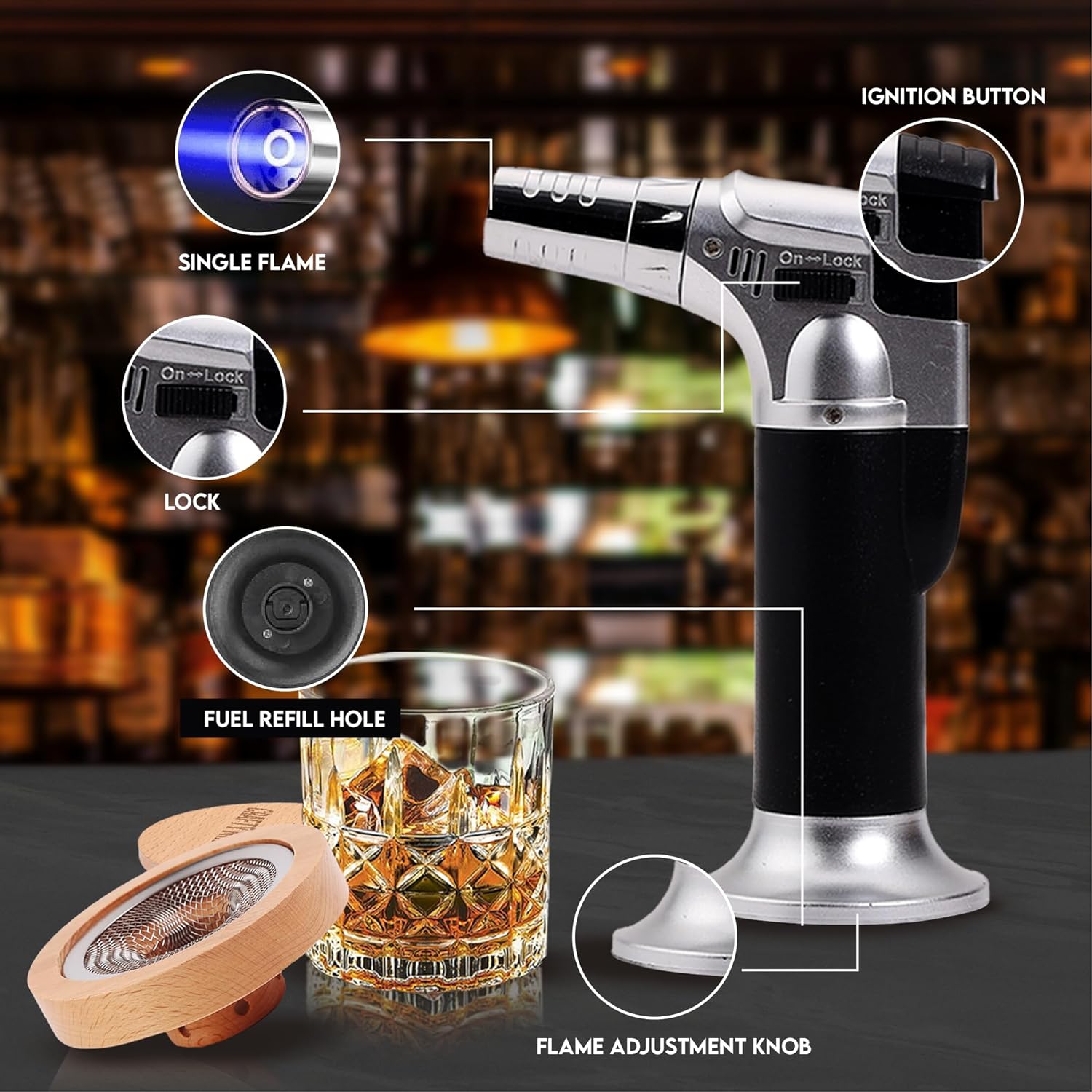 Crafty Mixologist Cocktail Smoker Kit - Thumbnail 5
