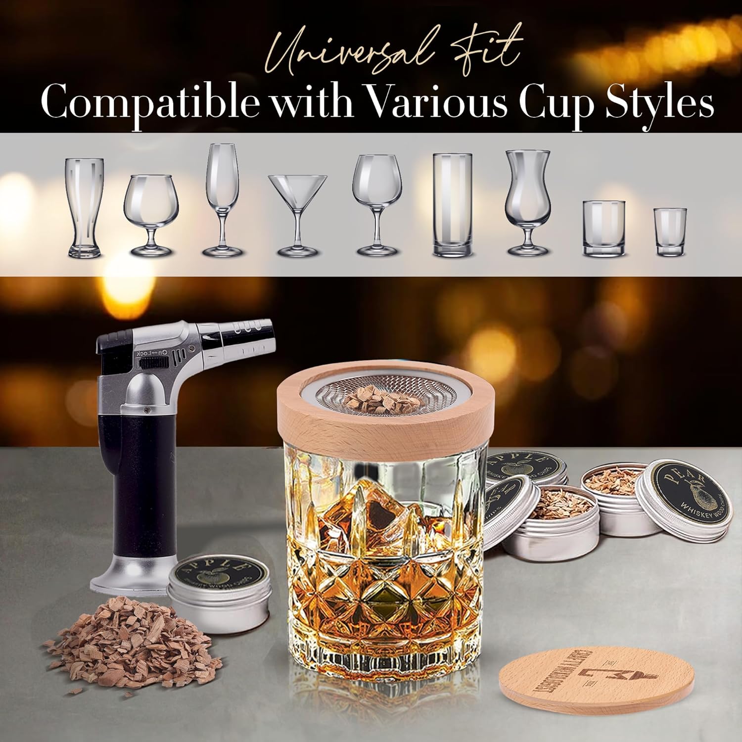 Crafty Mixologist Cocktail Smoker Kit - Thumbnail 4
